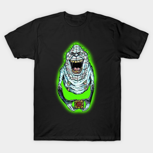 Slime-Head - Horror Mashup! T-Shirt by LeeHowardArtist